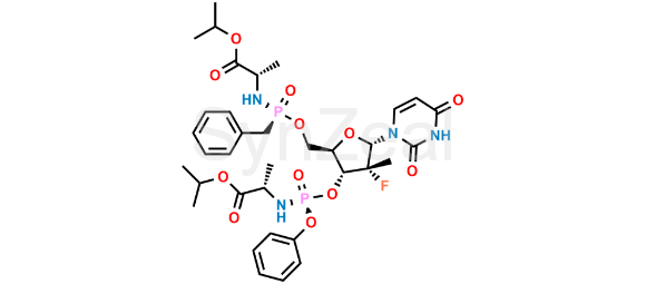 Picture of Sofosbuvir 3',5'-Bis-O-Phosphoramidate alpha-Isomer