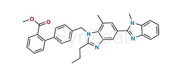 Picture of Telmisartan Impuroty  B Methyl Ester