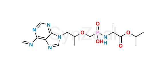 Picture of Des-Phenol Tenofovir Alafenamide Imine Impurity 