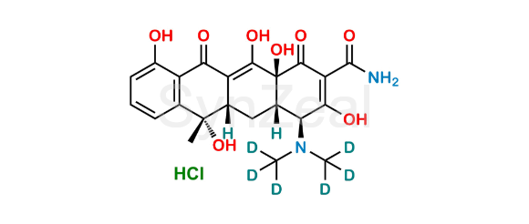 Picture of Tetracycline D6 Hydrochloride