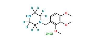 Picture of Trimetazidine D8 DiHydrochloride