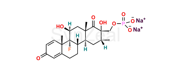 Picture of Dexamethasone Sodium phosphate EP Impurity F Disodium Salt