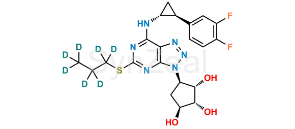 Picture of Deshydroxyethoxy Ticagrelor-D7