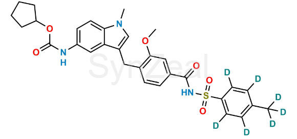 Picture of Zafirlukast p-Tolyl Isomer-d7