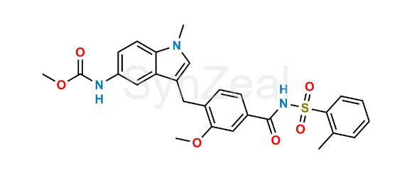 Picture of Decyclopentyl Zafirlukast Methyl Ester