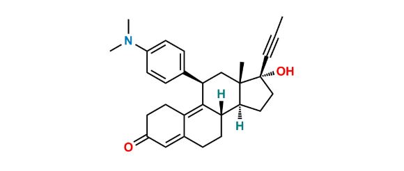 Picture of Mifepristone 17-Alpha Isomer