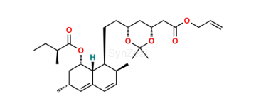 Picture of Lovastatin Hydroxy Acid 3,5-Acetonide Allyl Ester