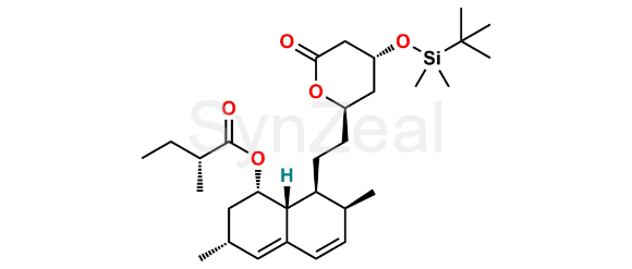 Picture of 4-O-tert-Butyldimethylsilyl Epi Lovastatin