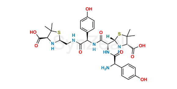 Picture of Amoxicillin Open Ring Decarboxylated Dimer 