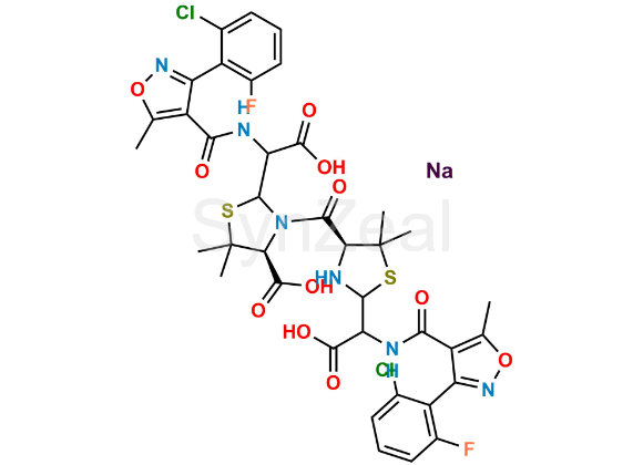 Picture of Flucloxacillin Open Ring Dimer Impurity