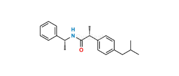 Picture of (R,R)-N-(1-Phenylethyl) Ibuprofen Amide