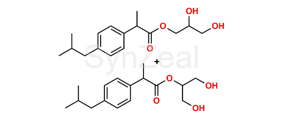 Picture of Ibuprofen 1,2,3-Propanetriol Esters (Mixture of Regio- and Stereoisomers)