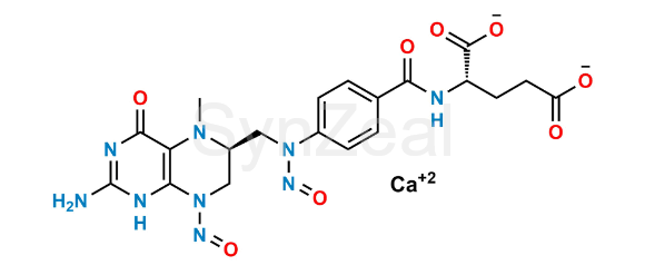 Picture of Dinitroso L-5 methyltetrahydrofolate calcium