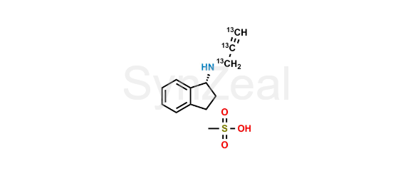 Picture of Rasagiline-13C3 Mesylate 