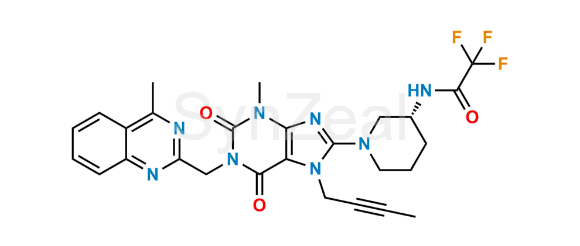 Picture of Trifluoro acetyl amino Linagliptin 