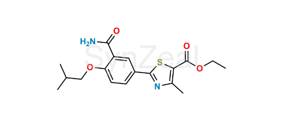 Picture of Febuxostat Ethyl Ester Amide Impurity 