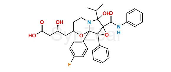 Picture of Atorvastatin Epoxy Pyrrolooxazin 7-hydroxy Analog