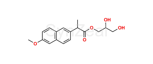 Picture of Naproxen Glycerol Ester Impurity (Mixture of Diastereomers)