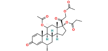 Picture of Methylprednisolone-17-propionate-11, 21 diacetate