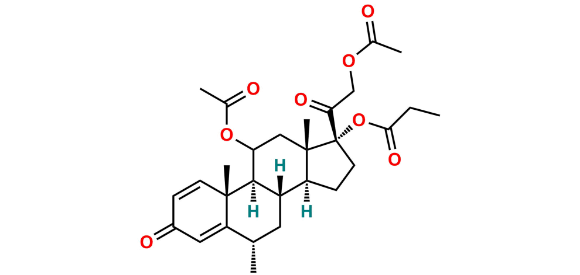 Picture of Methylprednisolone-17-propionate-11, 21 diacetate