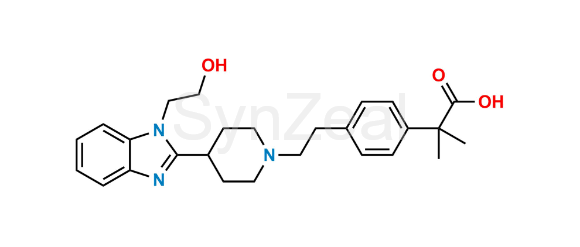 Picture of Bilastine Hydroxy Impurity