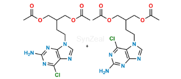 Picture of 6- Chloro Famcyclovir As Mixture of Isomer