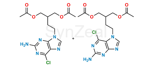 Picture of 6- Chloro Famcyclovir As Mixture of Isomer