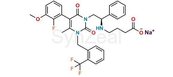 Picture of Elagolix 2-Trifluoromethyl Desfluoro Impurity