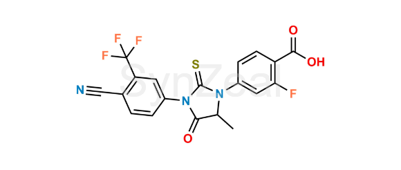 Picture of Desmethyl Enzalutamide Acid Impurity