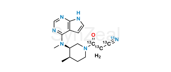 Picture of Tofacitinib 13C3 15N