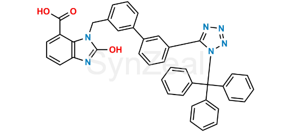 Picture of Trityl Hydroxy Candesartan  Impurity 