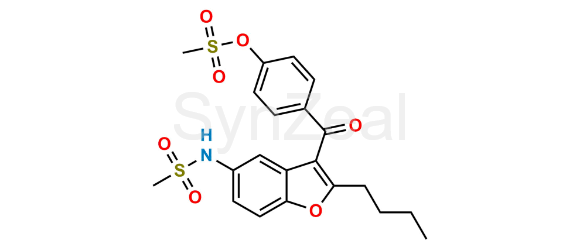 Picture of Dronedarone Hydroxy Sulfonamide Impurity