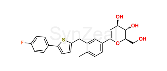 Picture of Canagliflozin 2,3-Dehydroxy Impurity