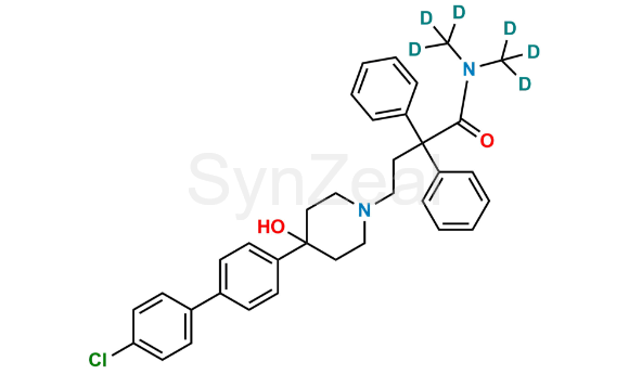 Picture of 4-Dechloro-4-(4-chlorophenyl) Loperamide-d6