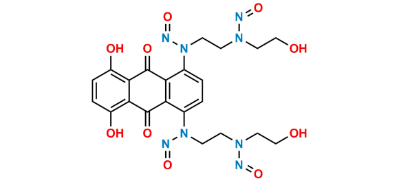 Picture of N,N,N,N-Tetranitroso Mitoxantrone Impurity