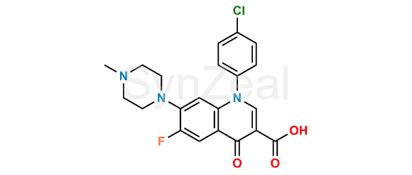 Picture of Difloxacin Hydrochloride Trihydrate EP Impurity C