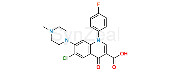 Picture of Difloxacin Hydrochloride Trihydrate EP Impurity D