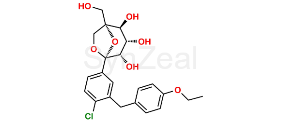 Picture of C-2 Epimer Ertugliflozin Impurity 