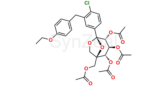 Picture of Ertugliflozin Tetra-Acetate Impurity 