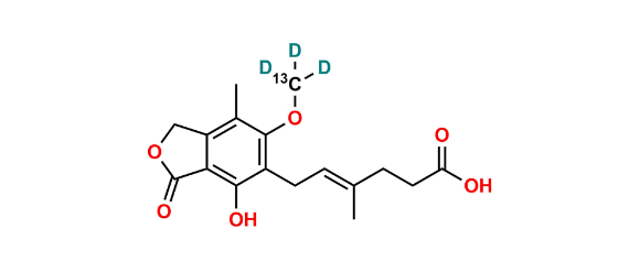 Picture of Mycophenolic Acid-13C-d3