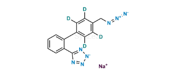 Picture of Azidomethyl Biphenyl Tetrazole – d4