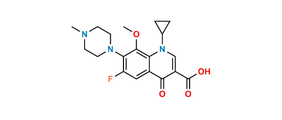Picture of M-Methyl Piperizene Derivative Of Moxifloxacin