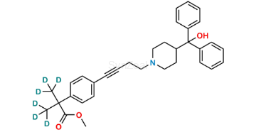 Picture of 1-Dehydroxy-1-Dehyro-Fexofenadine-d6 Methyl Ester