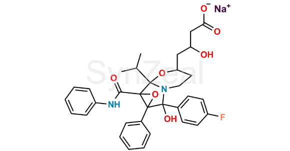 Picture of Atorvastatin Epoxy Pyrrolooxazin 6-Hydroxy Analog (USP)