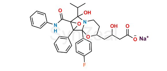 Picture of Atorvastatin Epoxy Pyrrolooxazin 7-Hydroxy Analog Sodium salt (USP)