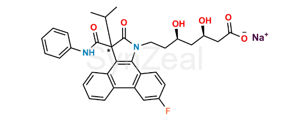 Picture of Atorvastatin Pyrrolidone Phenanthrene Sodium salt (R,R)