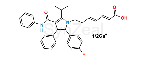 Picture of Atorvastatin 2,3,4,5-Dianhydro Acid Calcium salt