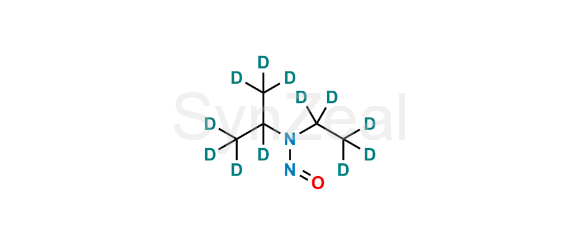 Picture of N-Nitroso Ethyl Isopropyl Amine-d12