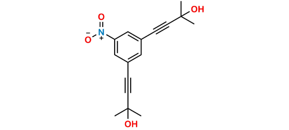 Picture of 2,2'-((5-Nitro-1,3-phenylene)bis(ethyne-2,1-diyl))bis(propan-2-ol)