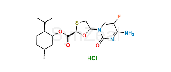 Picture of Emtricitabine Menthyl Ester Impurity Hydrochloride